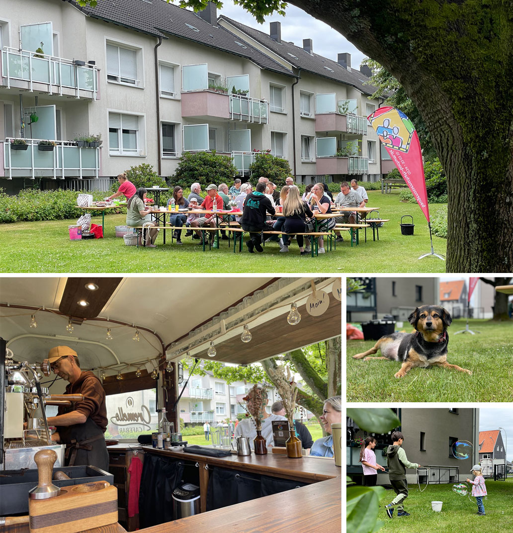Collage - Einweihungsfeier Eppendorf West